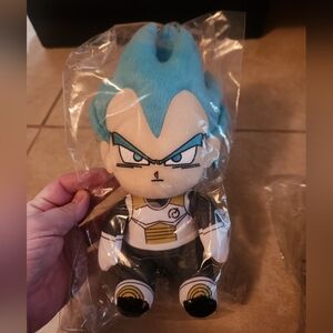 Dragon Ball Z Super 10" Plush Vegeta Saiyan God Blue Funimation
